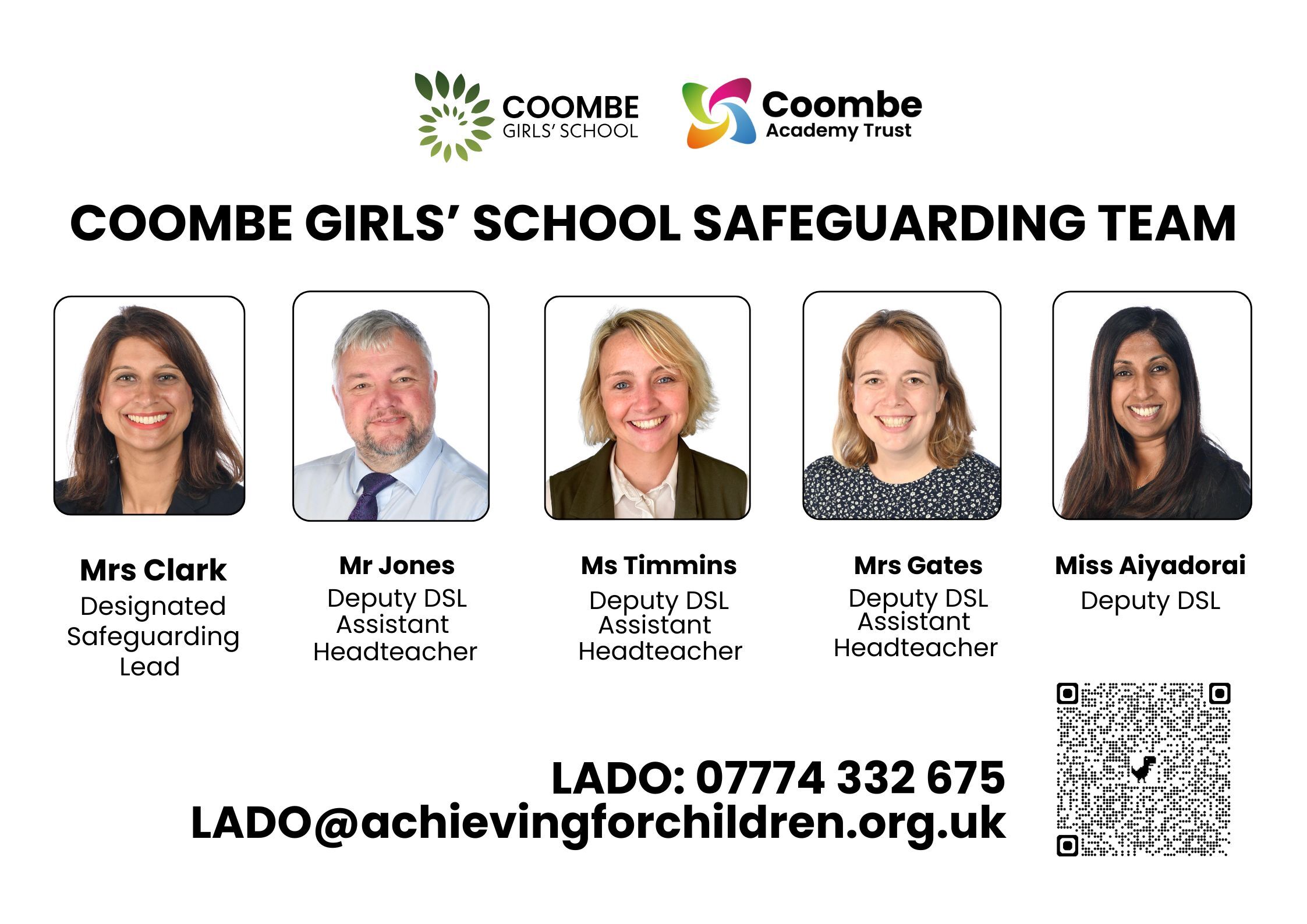 COOMBE GIRLS? SCHOOL SAFEGUARDING TEAM